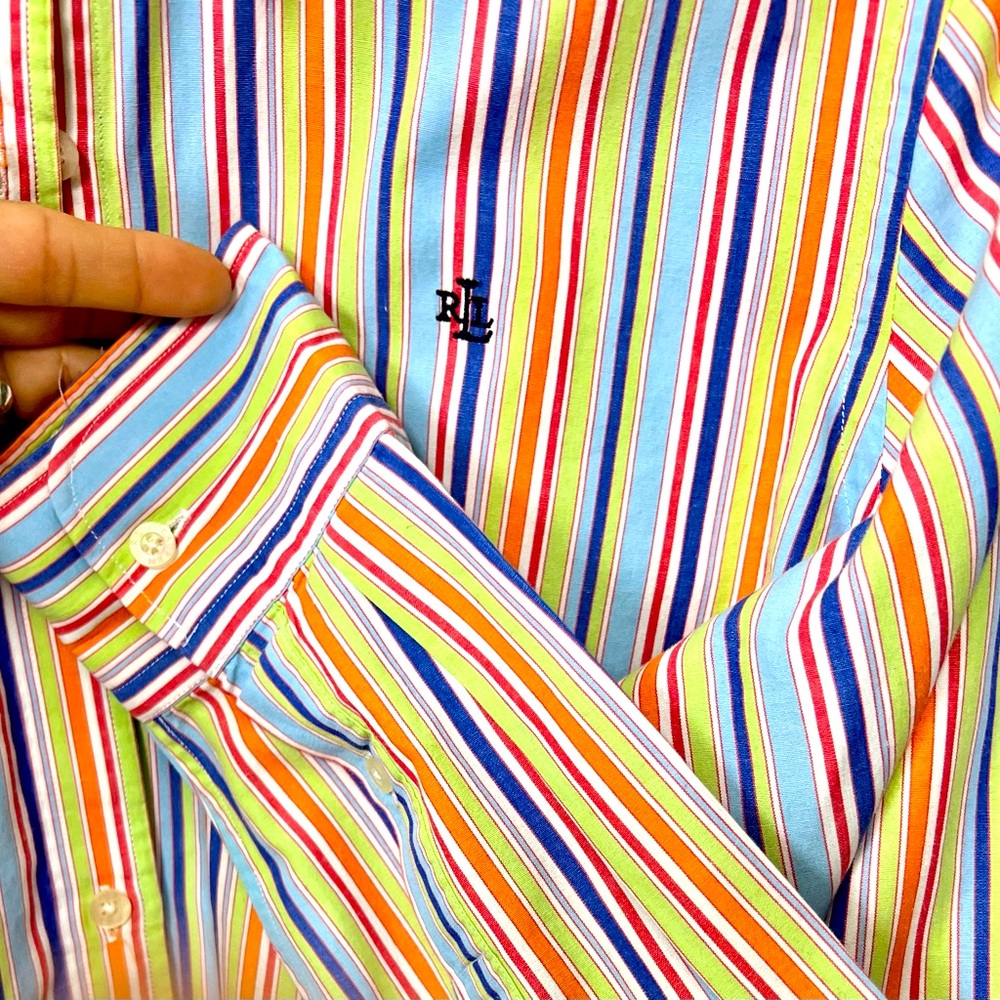 Ralph Lauren woman polo shirt (Med) spring/summer colors